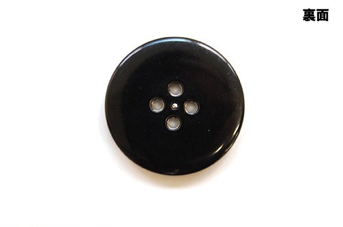 丸カン風4つ穴ボタン（M28/30693） 15mm 11.ブラック (H)_6a_