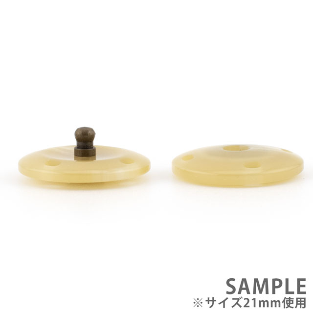 スナップボタン 水牛風スナップ(M9/46635) 18mm 1.白系 1組入 08Bg24_