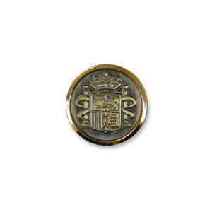 フラッグ紋章メタルボタン（NO780） 21mm G.アンティークゴールド (H)_6a_