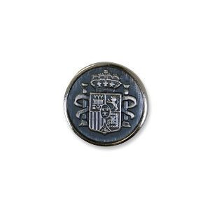 フラッグ紋章メタルボタン（NO780） 18mm N.ブラックニッケル 08Bg99_