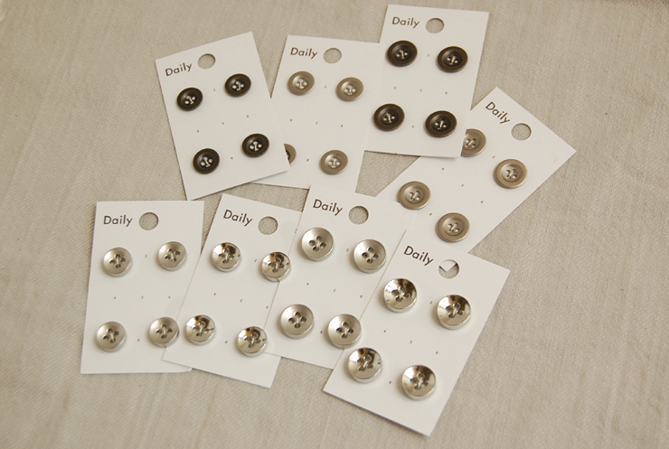 ボタン Daily 金属4つ穴ふち有り（OKDB-011） 11.5mm AG.アンティークゴールド (H)_6a_