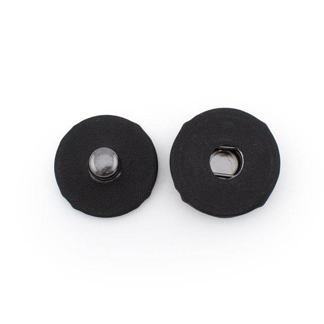 スナップボタン シルクスナップ(1508) 21mm 19.黒 1組入 08Bg99_