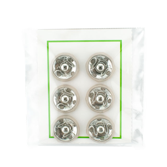 スナップボタン シルクスナップ(1508) 14mm 221.ベージュ 6組入 08Bg99_