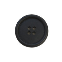 つや消しカジュアルボタン（T-987） 10mm 442.黒 (H)_6a_