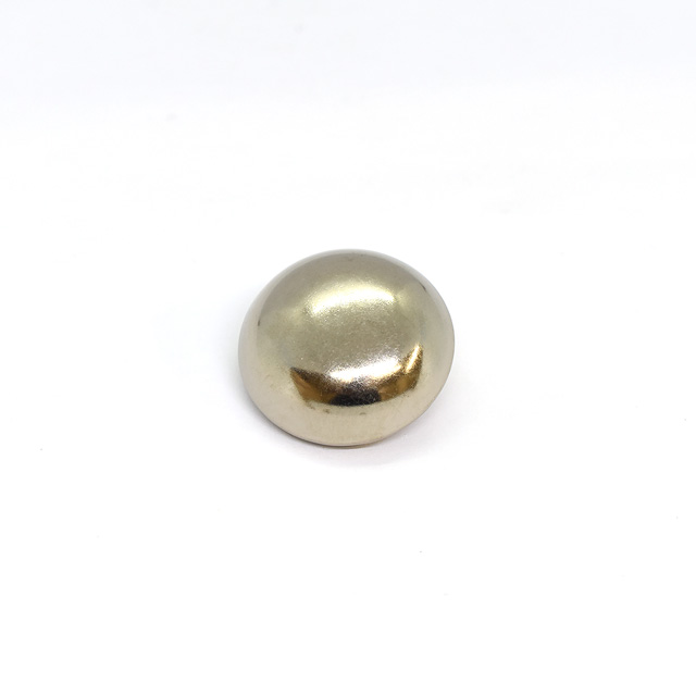 足付きメタルボタン（TH1230） 13mm N.ニッケルシルバー 08Bg99_