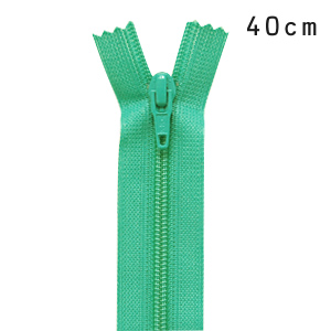 YKK フラットニットファスナー 止め（25FK） 40cm 824.ミントグリーン 08Co99_