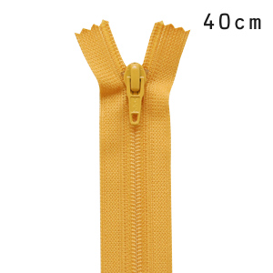 YKK フラットニットファスナー 止め（25FK） 40cm 846.パンプキン 08Co99_