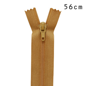 YKK フラットニットファスナー 止め（25FK） 56cm 508.フォックス 08Co99_