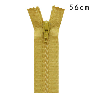 YKK フラットニットファスナー 止め（25FK） 56cm 509.リョクオウショク 08Co99_