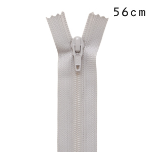 YKK フラットニットファスナー 止め（25FK） 56cm 154.シルバーピンク 08Co99_
