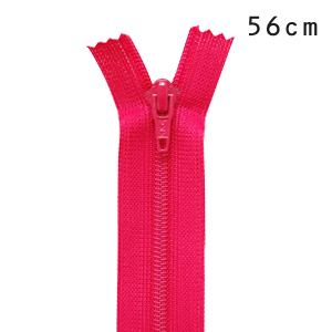 YKK フラットニットファスナー 止め（25FK） 56cm 817.ローズピンク 08Co99_