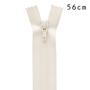 YKK フラットニットファスナー 止め（25FK） 56cm 841.オフ 08Co99_