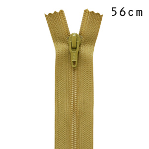 YKK フラットニットファスナー 止め（25FK） 56cm 898.ウグイスチャ 08Co99_