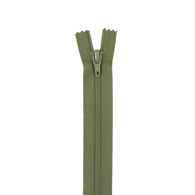 YKK フラットニットファスナー 止め（25FK） 100cm 566.モスグリーン 08Co99_