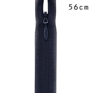 YKK コンシールファスナー 止め（2cc） 56cm 169.ダークネイビー 08Co99_