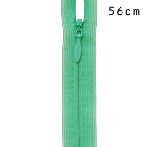 YKK コンシールファスナー 止め（2cc） 56cm 824.ミントグリーン 08Co99_