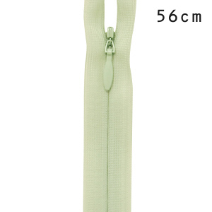 YKK コンシールファスナー 止め（2cc） 56cm 881.アスパラガスグリーン 08Co99_