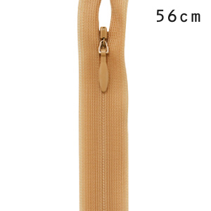 YKK コンシールファスナー 止め（2cc） 56cm 895.オレンジスキン 08Co99_