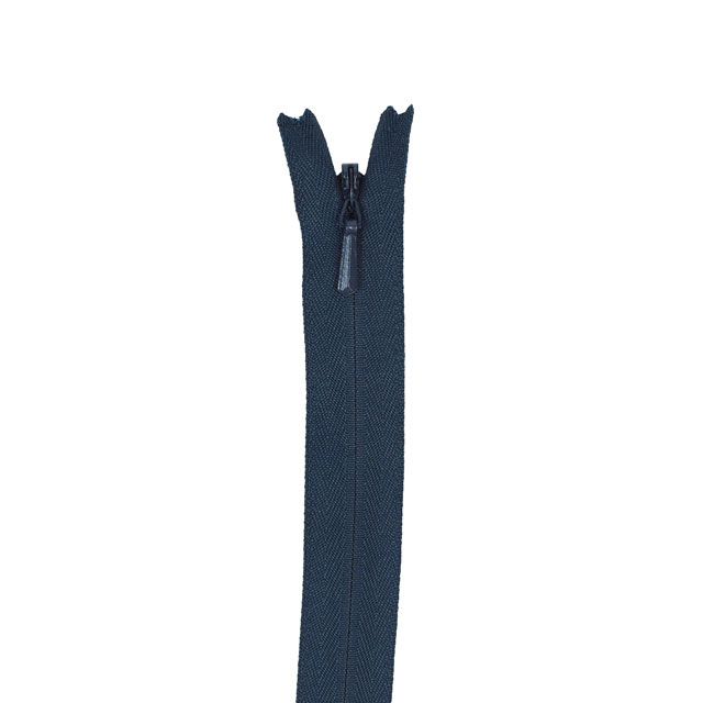 YKK 厚物用コンシールファスナー 止め（3cc） 22cm 560.ネイビー 08Co99_