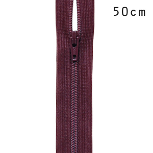 YKK 3コイルファスナー オープン（3CF DA OP） 50cm 864.マルーン 08Co99_