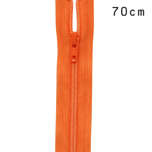 YKK 3コイルファスナー オープン（3CF DA OP） 70cm 523.オレンジ 08Co99_