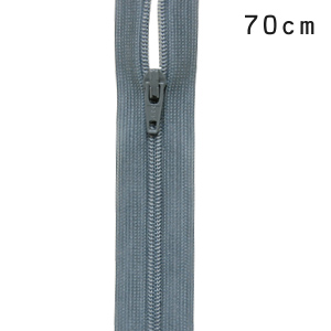 YKK 3コイルファスナー オープン（3CF DA OP） 70cm 578.コンクリート 08Co99_