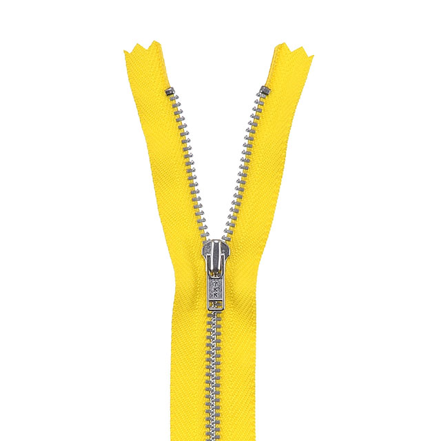 YKK メタルファスナー YZiP（3Y DA C） シルバー 止め 30cm 504.レモンイエロー 08Co99_
