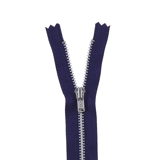 YKK メタルファスナー YZiP(3Y DA C) シルバー 止め 30cm 915.ナスムラサキ 08Co99_