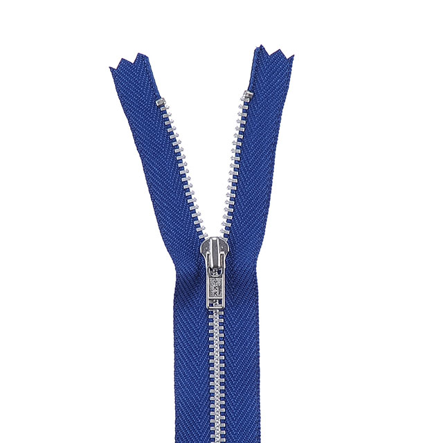 YKK メタルファスナー YZiP（3Y DA C） シルバー 止め 60cm 558.瑠璃紺 08Co99_