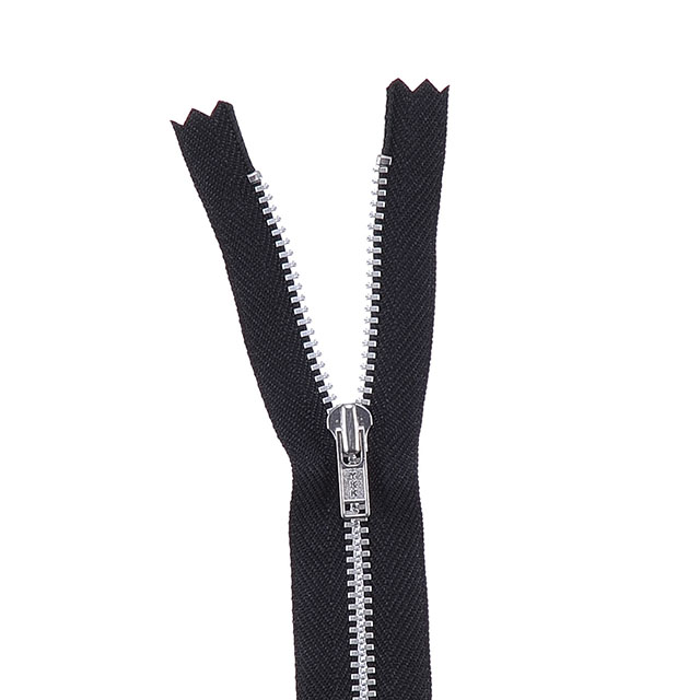 YKK メタルファスナー YZiP（3Y DA C） シルバー 止め 60cm 580.黒 08Co99_