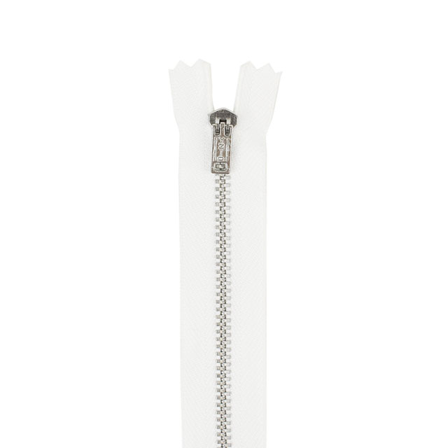 YKK パンツ用ファスナー 3Yミトラ 止め（3YAC） 18cm 501.白 08Co99_