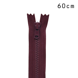 YKK 4ビスロンファスナー 止め（4VS DA C） 60cm 864.マルーン 08Co99_