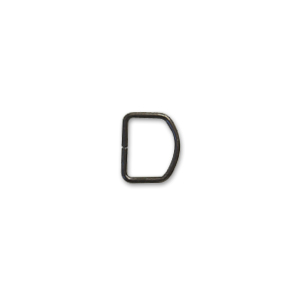 金属パーツ Dカン/山高 15mm BN.ブラックニッケル 4個入 08Bk99_