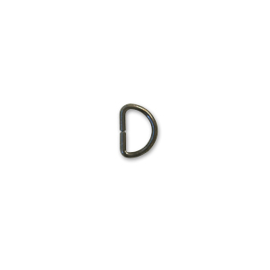 金属パーツ Dカン/並半月 12mm BN.ブラックニッケル 4個入 08Bk99_