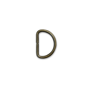 金属パーツ Dカン/並半月 21mm AG.アンティークゴールド 4個入 08Bk99_