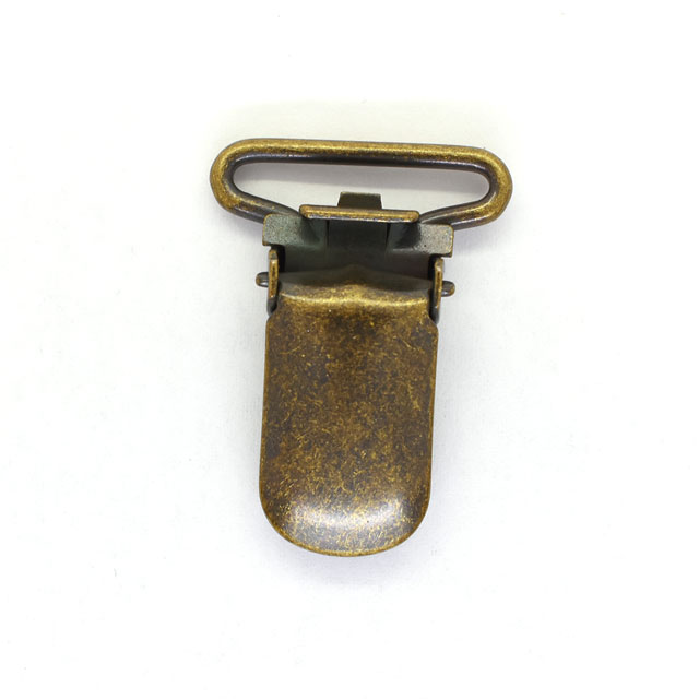 サスペンダー用金具 ダイヤクリップ（MIDC21T） 21mm幅テープ用 I.イブシ 08Bk99_