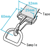 Nifco-ニフコ- プラスチックパーツ ナスカン（SH25） 25mm幅テープ用 1個入 (H)_4a_