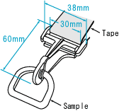 Nifco-ニフコ- プラスチックパーツ ナスカン（SH30） 30mm幅テープ用 1個入 (H)_4a_