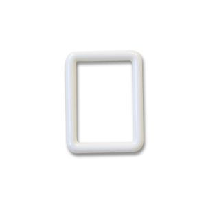 プラスチックパーツ 角カン 25mm 白 08Bk99_