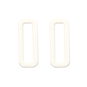 YKK プラスチックパーツ 角カン（LH30） 30mm幅テープ用 白 2個入 08Bk99_