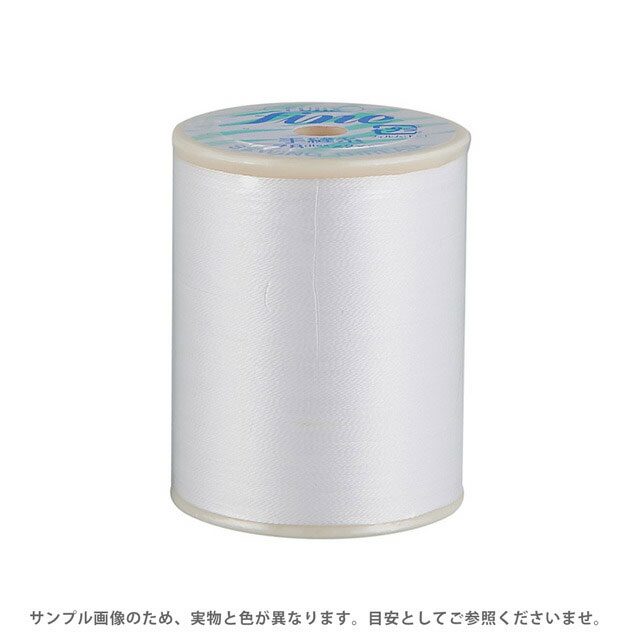 フジックス ファイン 手縫い糸 40番 500m巻（F46） 色番401.白 (H)_6b_