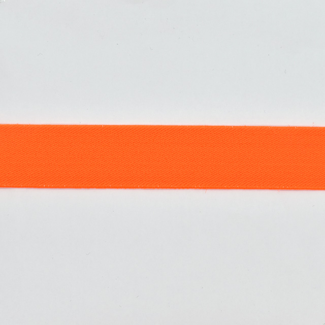 ゴムテープ ウーリーゴム カラー（HRR0018K） 25mm F11.蛍光オレンジ (H)_6b_