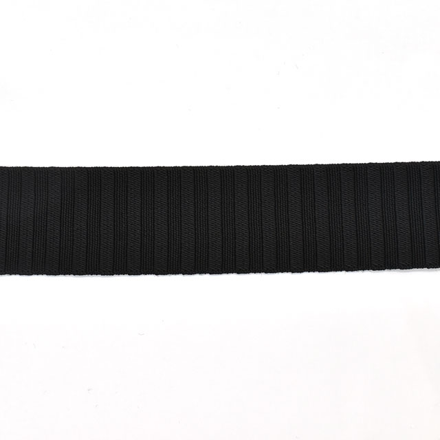 ゴムテープ オペロン段織ゴム（TA0127） 30mm 黒 (H)_6b_