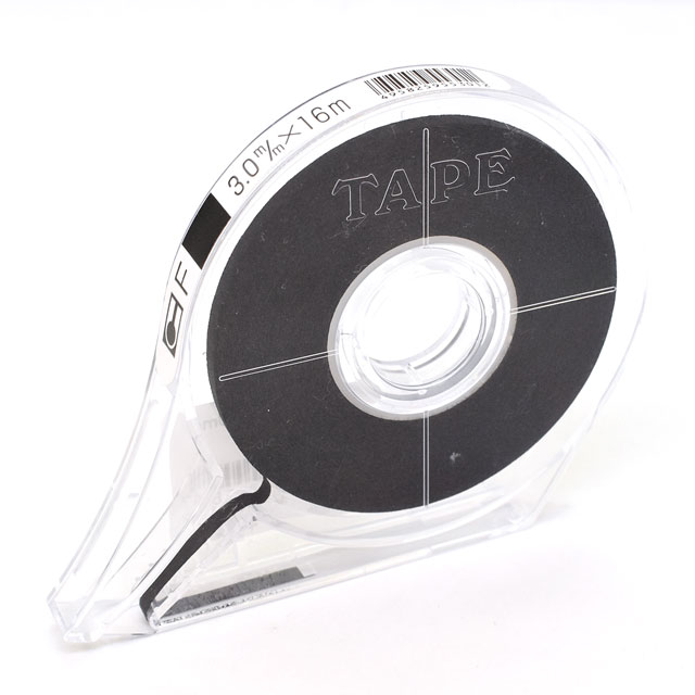 製図用品 ボディーラインテープ（ICテープ） ケース 3.0mm 黒 (H)_6b_