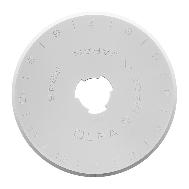 OLFA-オルファ- ロータリーカッター替刃10枚入リ （RB45-10）  (H)_6b_