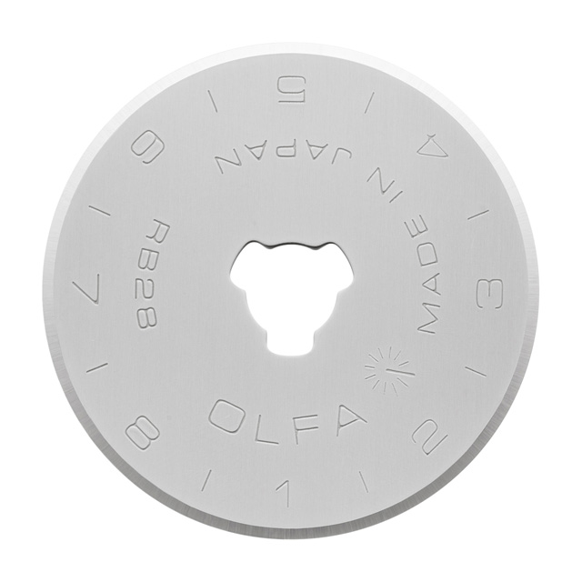 OLFA-オルファ- ロータリーカッター替刃 直径28mm 10枚入リ （RB28-10）  (H)_6b_