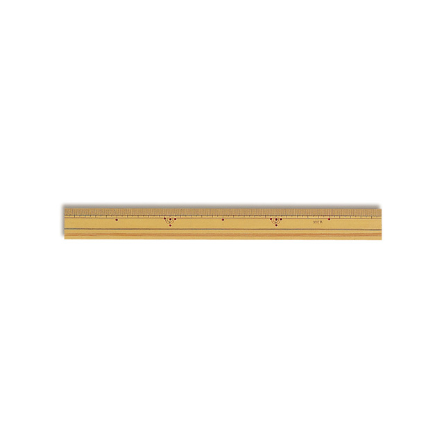 KAWAGUCHI（河口） MBS竹尺  30cm 太 （42-043） 08Aa99_