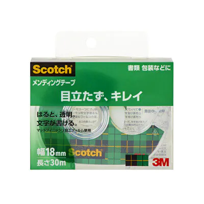 3M Scotch-スコッチ- メンディングテープ（810-1-18D） 18mm幅×30m 08Aa99_