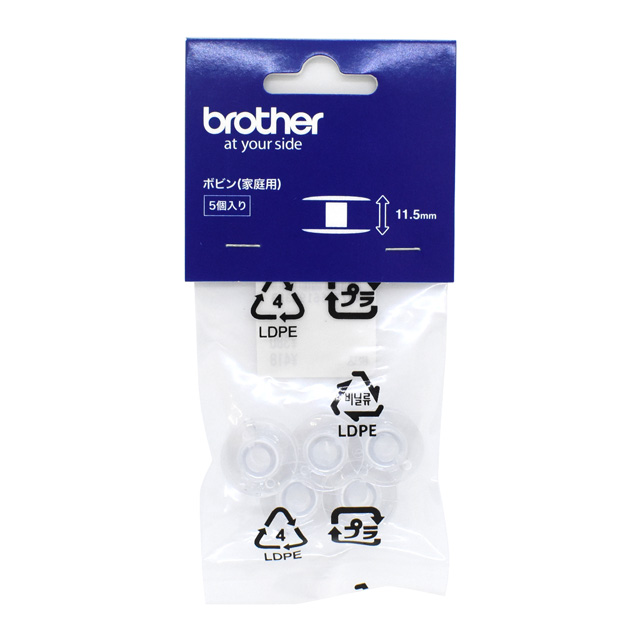 brother 純正ボビン 家庭ミシン用（B051） 5個入 (B)zec_