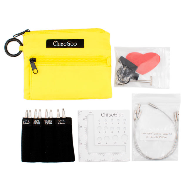 Chiao Goo-チャオグー- TWIST Shorties IC Knitting Set 付替え輪針セット（7230） L 06Cq99_